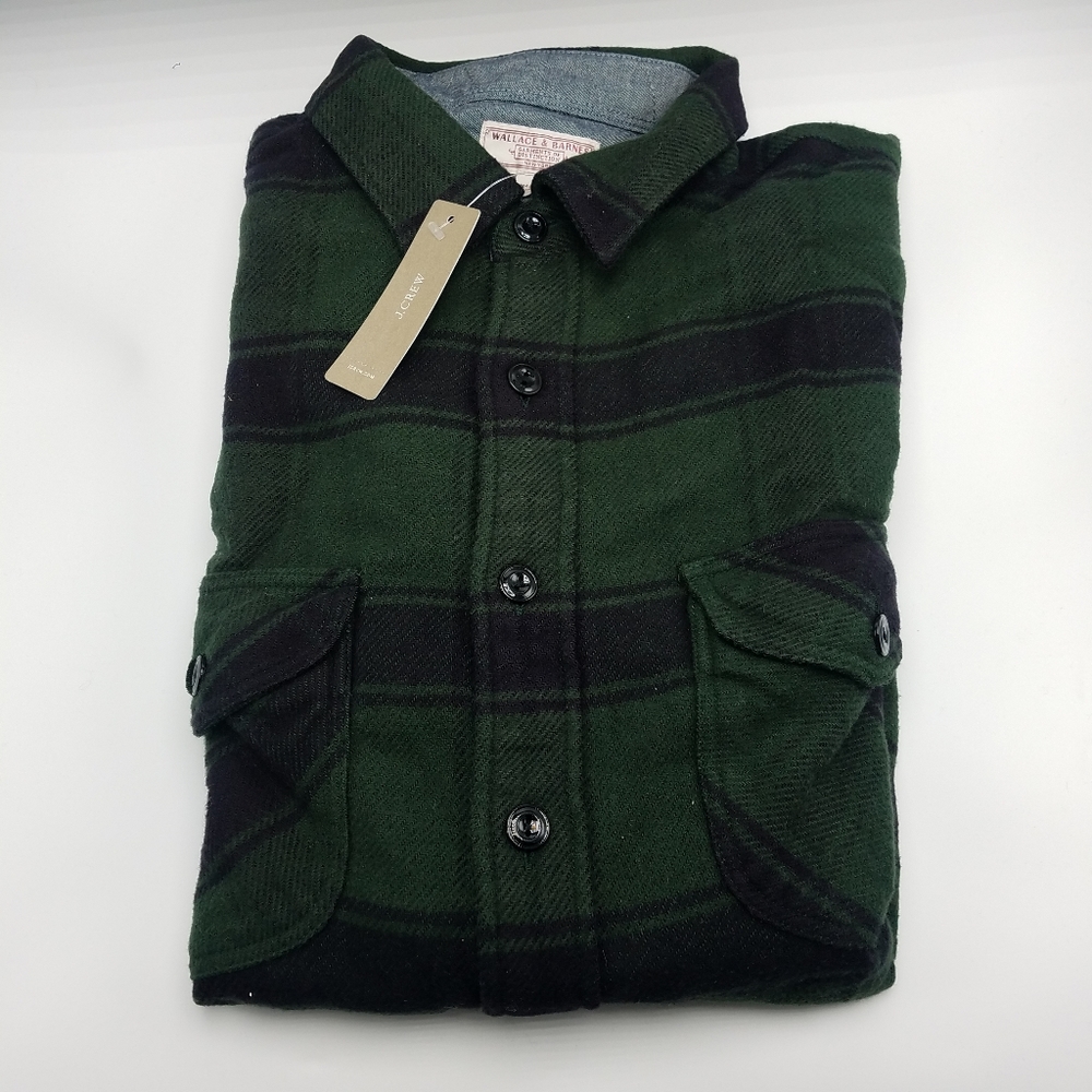 New Wallace & Barnes Heavyweight Shirt Paid - Picture 3 of 3